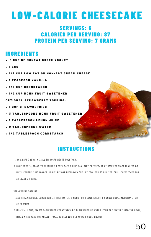 50 Low-Calorie Delicious Comfort Food Recipes Cookbook - Nutrition From Kay